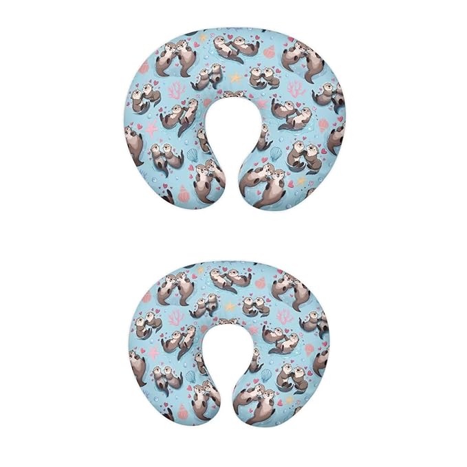 Cute Sloth and Starfish Nursing Pillow Cover for Baby Boy Girl Breastfeeding Nursing Pillow Slipcovers Super Soft Easy to Use and Dustptoof