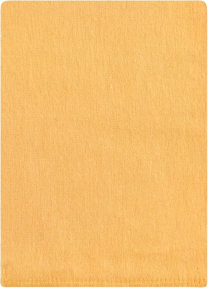 Hudson Baby Unisex Baby Cotton Flannel Burp Cloths Bundle, Citrus Orange, One Size