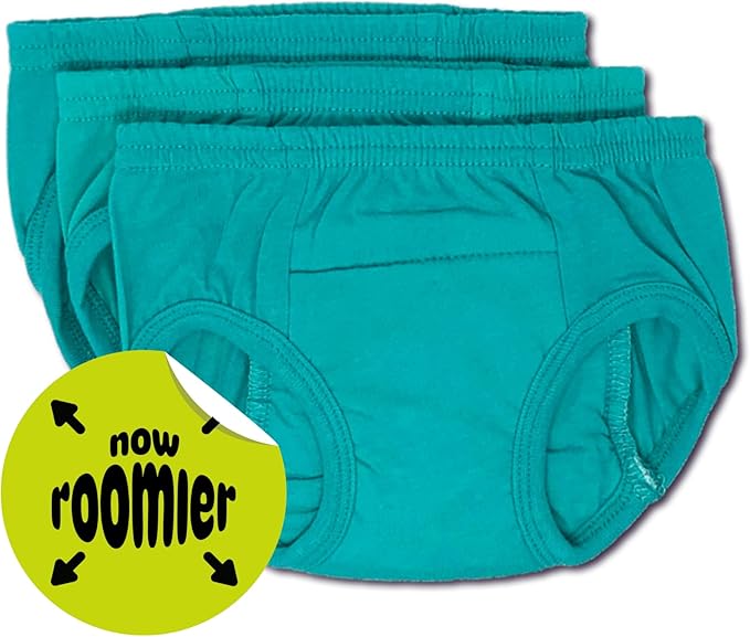 Tiny Trainers Cotton Training Pants, Unisex, for Babies and Toddlers, Elimination Communication or Potty Training - 3-pack