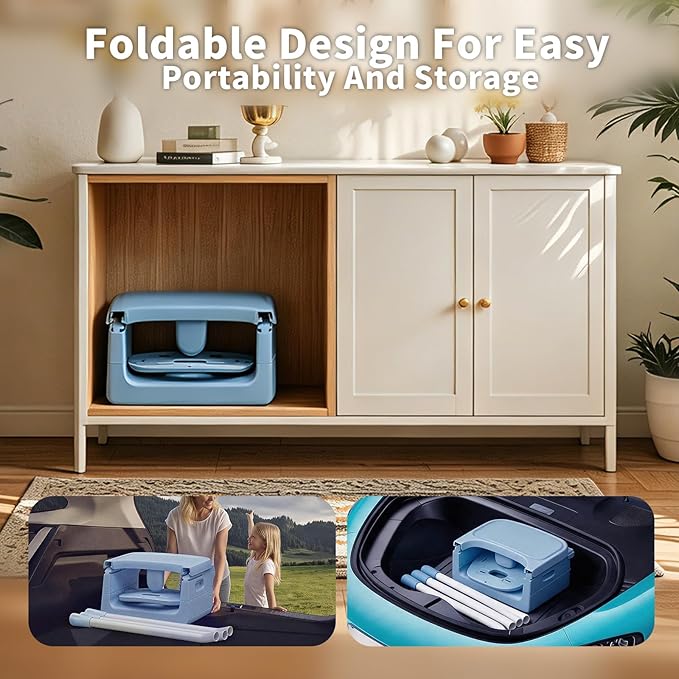 3 in 1 Convertible High Chairs for Toddlers 1-3 Baby Feeding Chair with Tray Wipeable Infant Highchair Sit Up High Chair for Babies and Toddlers with 5-Point Safety Harness & Cushion Blue