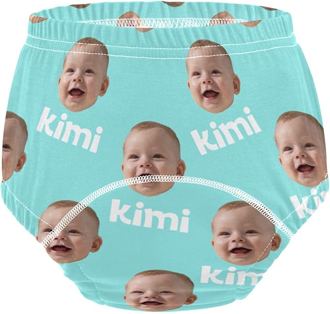 Joko Ivery 1 Light Blue Teal Custom Potty Training Pants Cotton Traning Potty Panty for Boys Toddlers Girls 2T 3Pcs