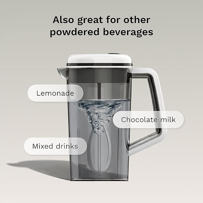 Baby Brezza Breastmilk and Formula One Step Mixer Pitcher - Large Capacity, Store 28oz at Once - Portable for Travel