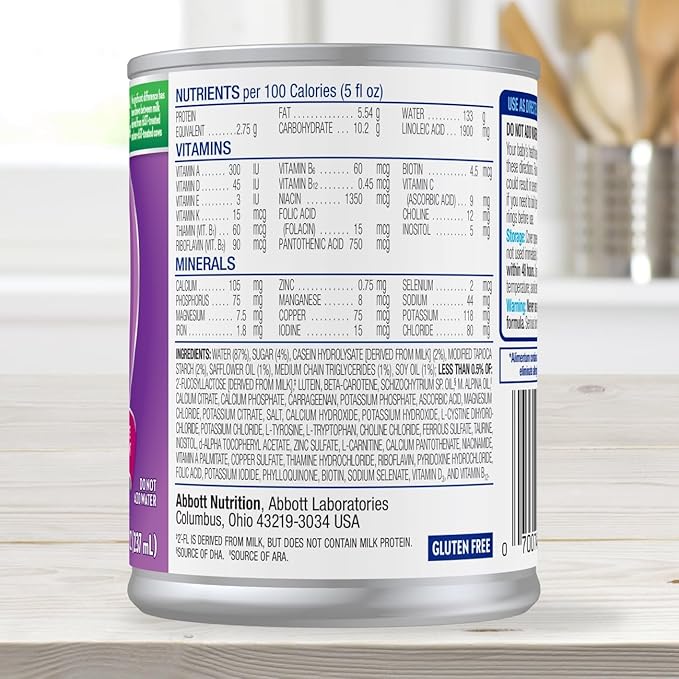 Similac Alimentum with 2'-FL HMO Hypoallergenic Infant Formula, for Food Allergies and Colic Due to Protein Sensitivity, Ready-to-Feed Baby Formula, 8-fl-oz Can, Pack of 24