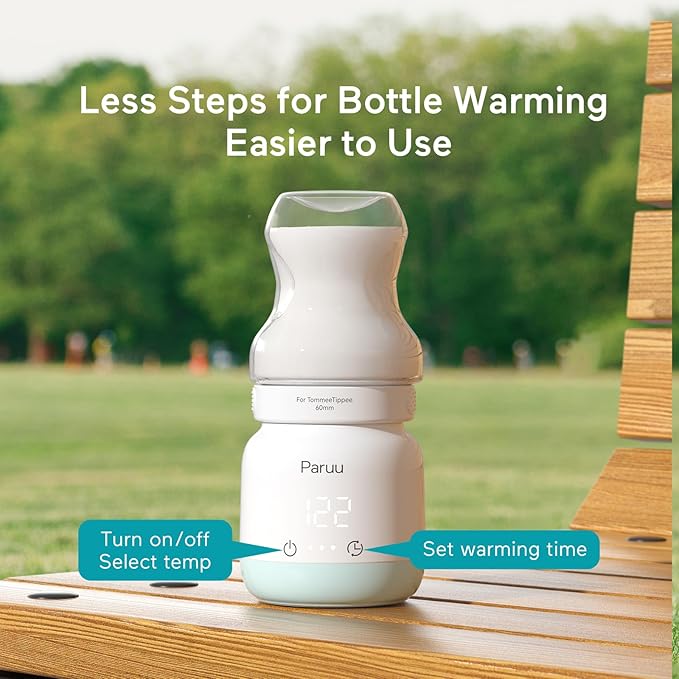 Paruu Bottle Warmer, Mini Portable Bottle Warmer for Outing & Travelling