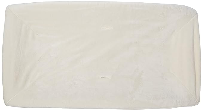 Rumble Tuff Silky Minky Changing Pad Cover, Standard Size, Premium Soft Touch Nursery Essential - Ecru