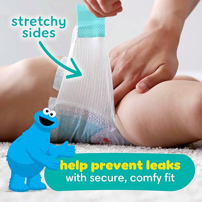 Pampers Diapers - Baby Dry - Size 1, 44 Count, Absorbent Disposable Infant Diaper (Packaging May Vary)