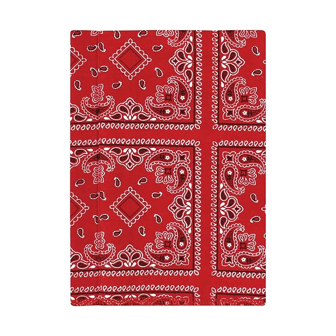 Hudson Baby Unisex Baby Cotton Flannel Burp Cloths, Cowboy 4-Pack, One Size