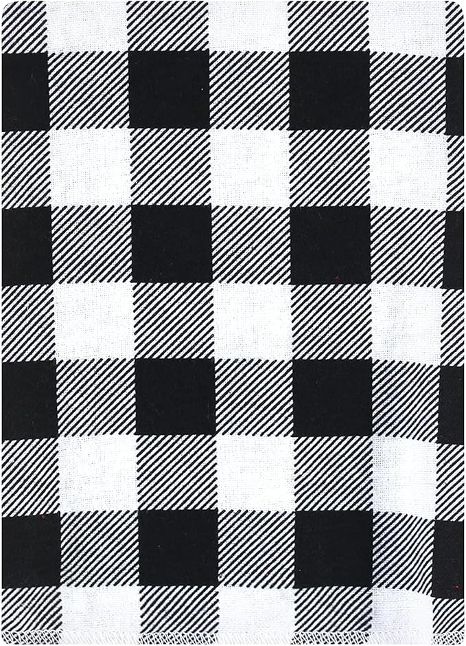 Hudson Baby Unisex Baby Cotton Flannel Burp Cloths Bundle, Buffalo Plaid Bear, One Size