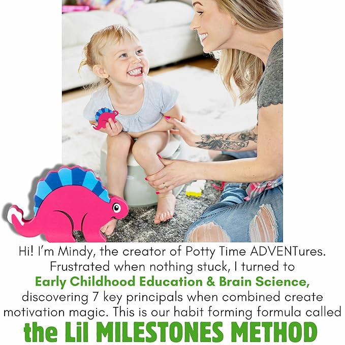 LIL ADVENTS Potty Training Reward System - 14PC Wooden Stacking Blocks with Dinosaur Themed, Montessori Behavior System Advent Calendar for Toddlers 18M+ Boys Girls