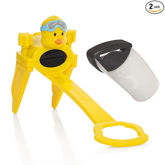 Aqueduck Faucet Handle Extender Set. Connects to Sink Handle and Faucet to Make Washing Hands Fun and Teaches Your Baby or Child Good Habits and Promote Independence to Them.