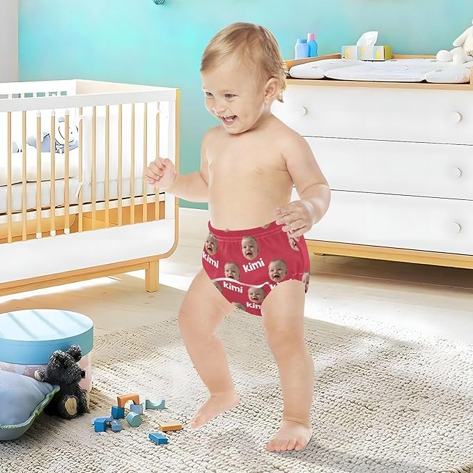 Joko Ivery 1 Red Custom Potty Training Pants Cotton Traning Potty Panty for Toddlers Boys Girls 4T 3Pcs