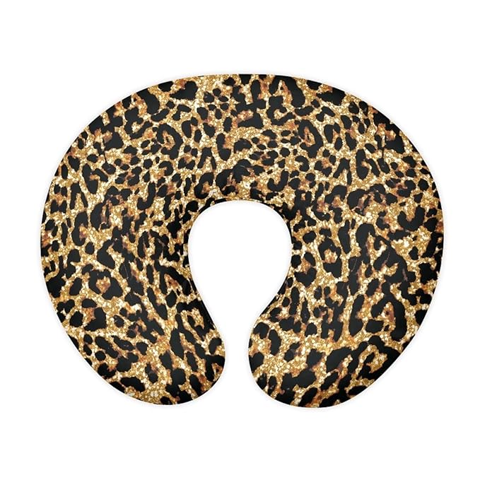 Leopard Nursing Pillow Cover for Infant Removable Neutral Breastfeeding Pillow Cover Soft Stretchy Breastfeeding Pillow Slipcover