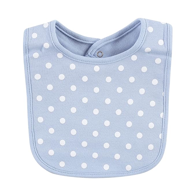 Hudson Baby Unisex Baby Cotton Bibs, Whaley Cute Girl, One Size