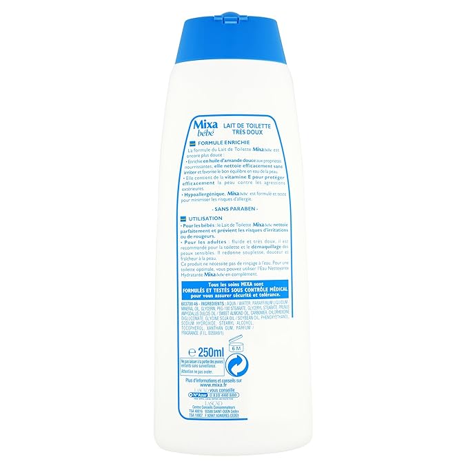 Mixa Bébé Lait de Toilette