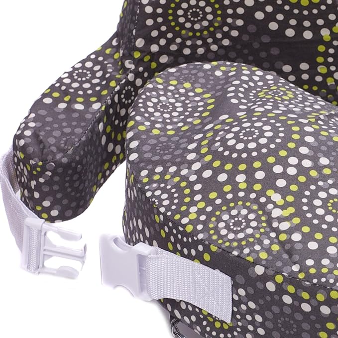 My Brest Friend Original Nursing Pillow Enhanced Ergonomics Essential Breastfeeding Pillow Support For Mom & Baby W/ Convenient Side Pocket, Double Straps & slipcover, Fireworks
