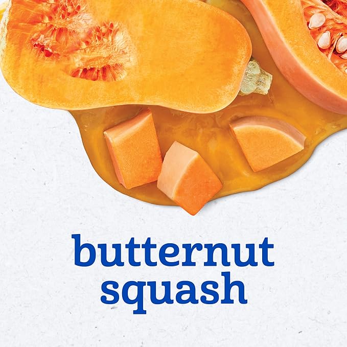 Gerber Stage 2 Baby Food, Butternut Squash Puree Tubs, No Added Salt, No Artificial Colors or Flavors, Baby Puree, 16-Pack