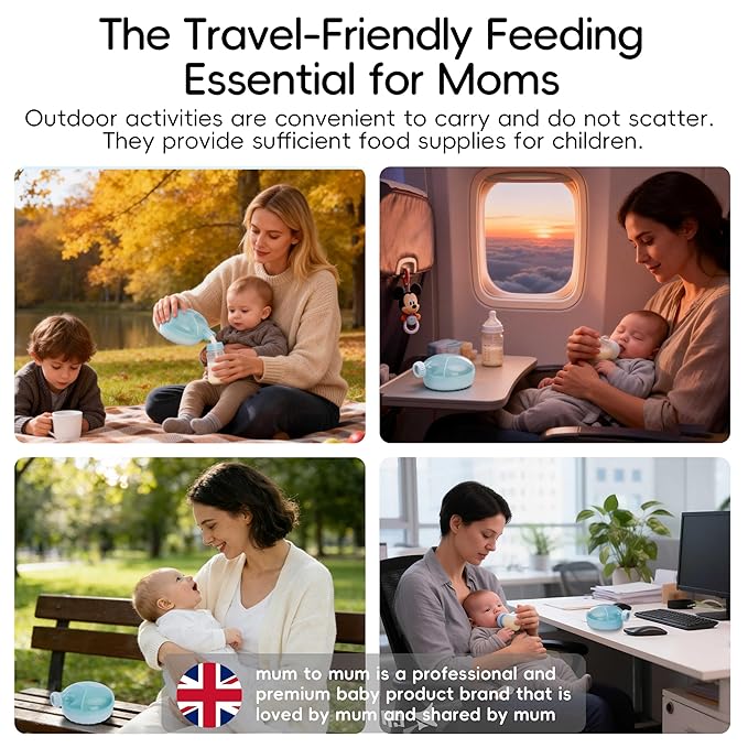 Baby Formula Dispenser Infant Milk Powder Container for Travel,Formula Dispenser Portable 6Oz Airtight Leak Proof Formula Storage Formula Dispenser on the go (Green)