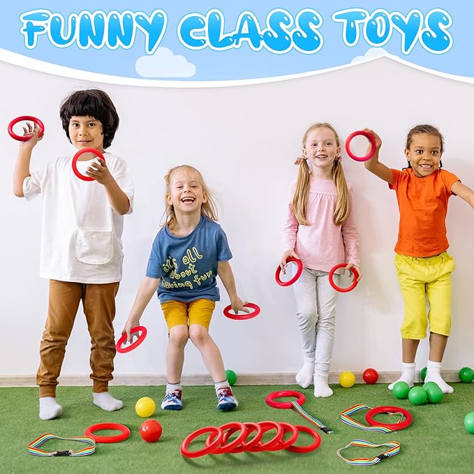 24 Sets Walking Rope for Preschool Toddlers Walking Rope Kids Handles Safety Line Detachable Transition Rope for Children's School Kindergarten Outdoor Supplies