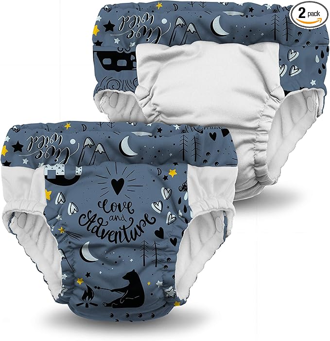 Kanga Care Lil Learnerz Reusable Toilet Training Pants (X-Small - Wander & Fluff)