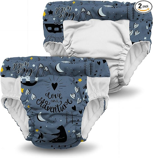 Kanga Care Lil Learnerz Reusable Toilet Training Pants (X-Small - Wander & Fluff)