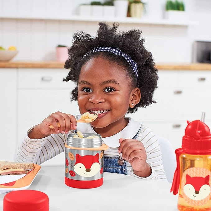 Skip Hop Insulated Baby Food Jar, Zoo, Fox