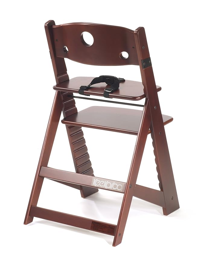 Keekaroo Height Right Kids High Chair, Mahogany