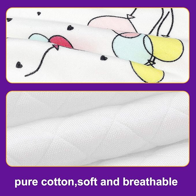 MooMoo Baby Potty Training Pants 6 Packs Absorbent Training Underwear for Boys and Girls Cotton Pee Pants 2T-9T