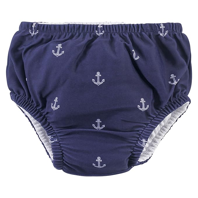 Hudson Baby Unisex Baby Swim Diapers, Blue Gray Shark, 0-6 Months