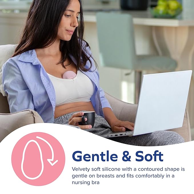 Dr Talbot's Mom Lactation Massager - Adjustable Heat and Vibration Modes - Includes Storage Bag and USB Cord - Breastfeeding Essentials