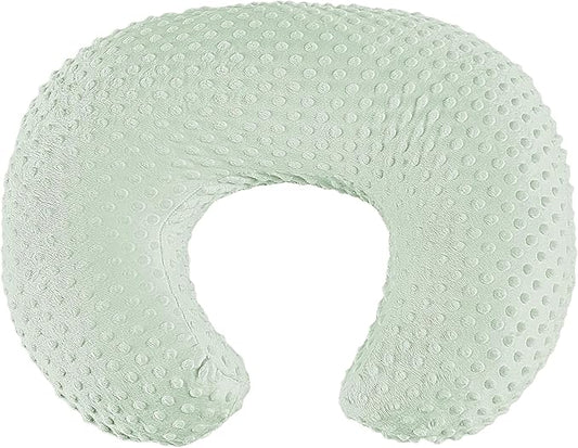 Nursing Pillow for Bottle and Breastfeeding, Ergonomic Comfort Nursing Essentials for Mom and Baby, Feeding Support Pillow with Removable Cover, Easier and Healthier Nursing (Green)