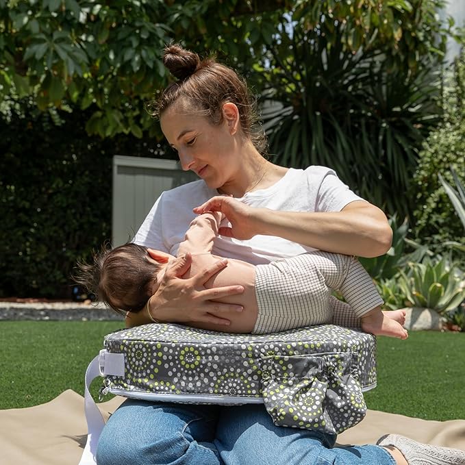 My Brest Friend Original Nursing Pillow Cover - Slipcovers for Baby - Adjustable Fit, Easy Care, Durable - Original Nursing Pillow Not Included, Fireworks