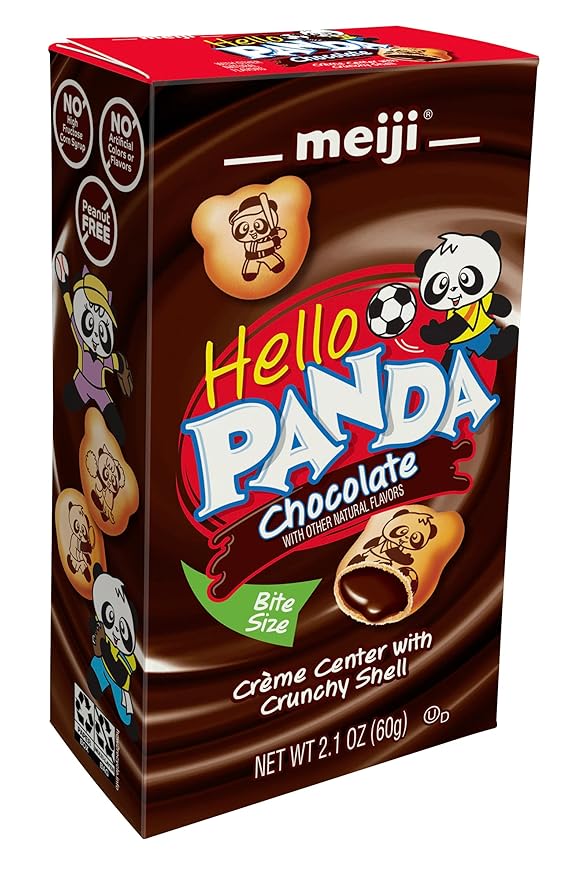 Meiji Hello Panda Cookie, Chocolate, 2.1 Ounce (Pack of 10)