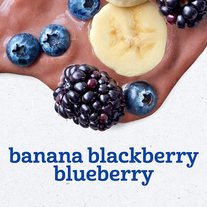 Gerber Stage 2 Baby Food, Banana Blackberry Blueberry Puree Tubs, No Artificial Colors or Flavors, Baby Puree, 2-Pack