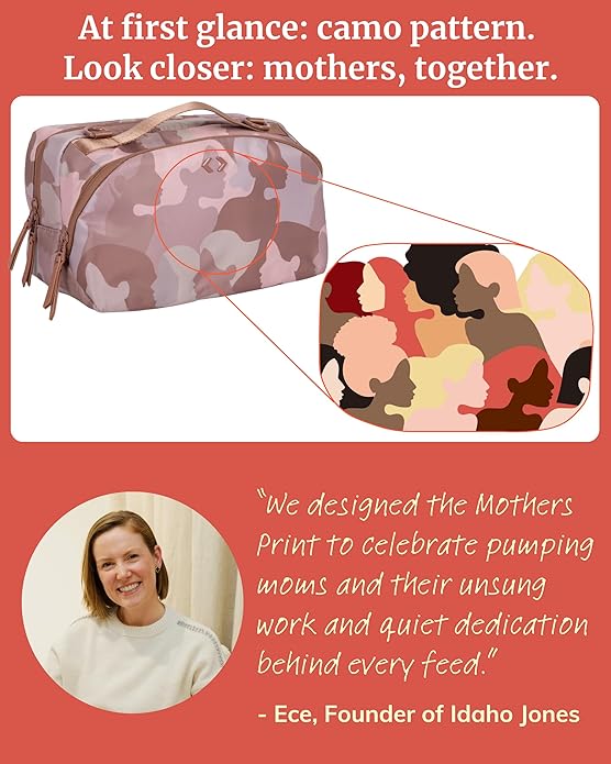 Breast Pump Bag with Cooler - Wearable & Portable Pump Carrying Case - Fits Willow Go, Elvie Stride & Momcozy - Insulated for Breast Milk - Waterproof Interior - Travel & Work Breastfeeding Bag