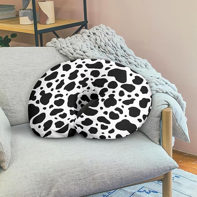 Cow Print Nursing Pillow Cover for Baby Girl, Soft Removable Breast Feeding Pillow Cover, Breast Feeding Pillows Cases