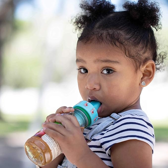 Refresh-a-Baby Reusable Bottle Top Nipple Adapter – Instantly Convert Any Bottle into a Sippy with Soft Silicone Nipples – Ideal for On-The-Go Feeding, BPA-Free, & Easy to Clean Pack of 2 (Llama)
