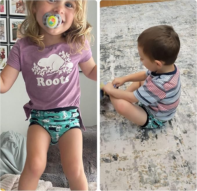 MooMoo Baby Training Underwear for Boys and Girls Absorbent Toddler Training Pants for Girs 2T-7T