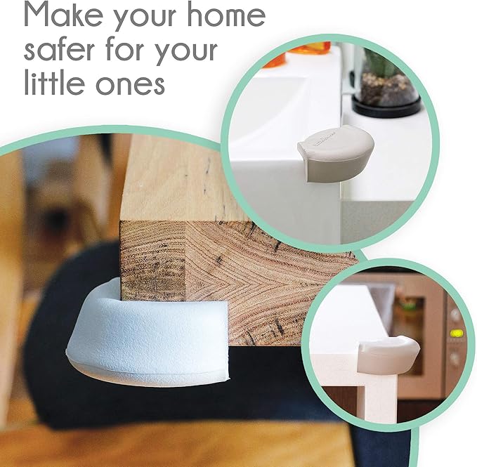 Little Chicks Extra Large Soft Corner Cushions - Table Corner Protectors - 4 Pack - Model CK033