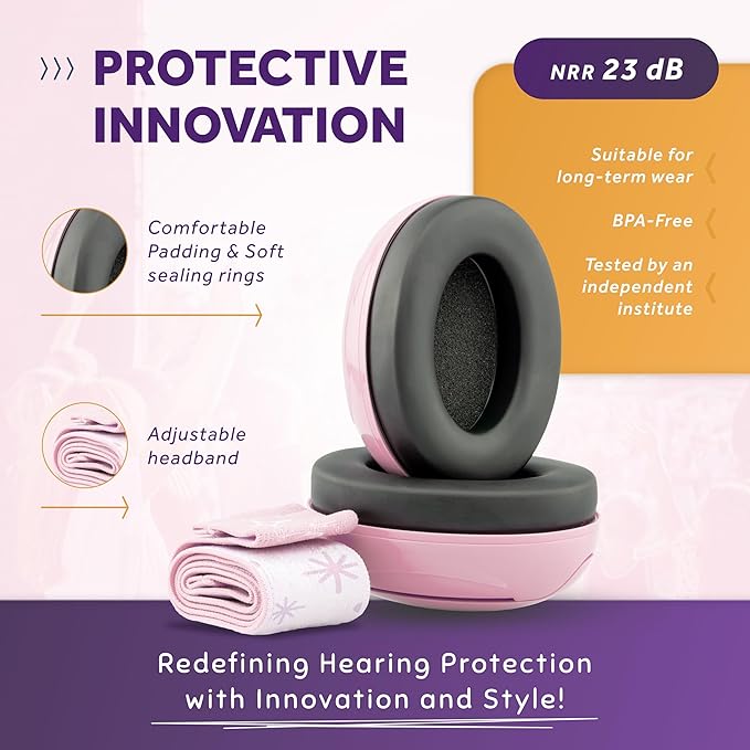 Schallwerk ® Mini+ Baby Ear Muffs – Infant Noise Cancelling Headphones, Toddler Ear Protection, Baby Headphones for Noise