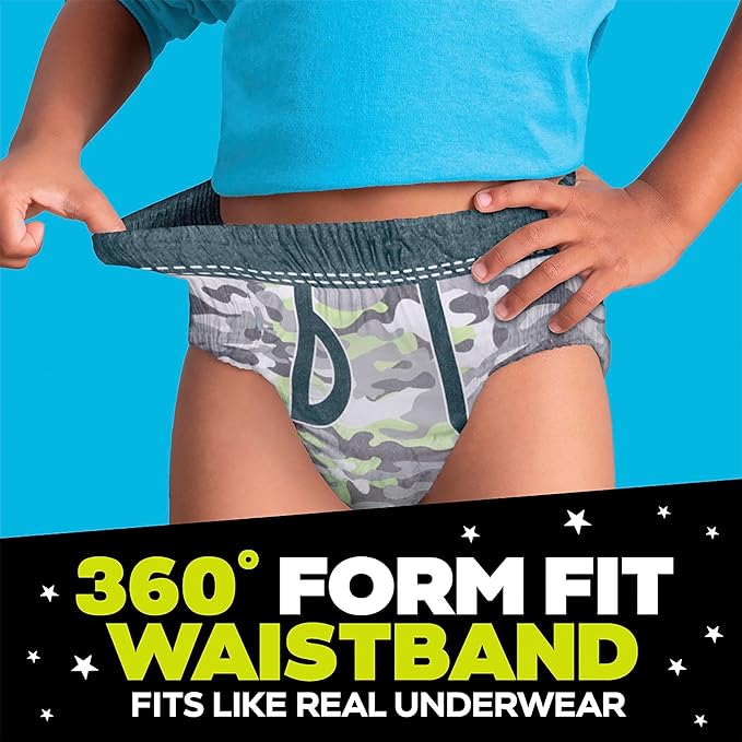 Ninjamas Boys Bedwetting Nighttime Underwear, Size S/M (38-70 lbs), 44 Count, Overnight Protection, Ultra Absorbent, Hypoallergenic