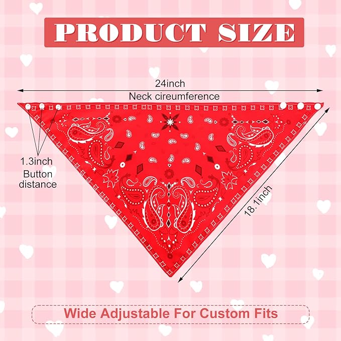 Jiuguva 8 Pack Adults Drool Bandana Bibs Paisley Large Soft Neutral Bibs Absorbent Bandana Set for Special Needs Men Women Elderly 8 Colors