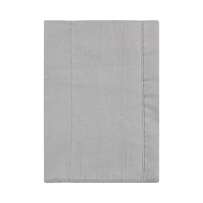Hudson Baby Unisex Baby Cotton Flannel Burp Cloths 4-Pack, Farm Friends Grey, One Size