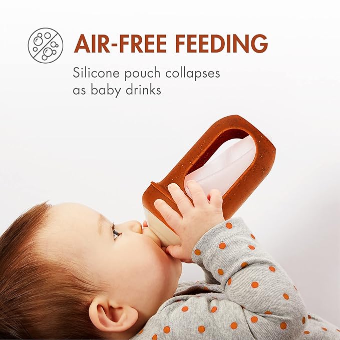 Boon NURSH Reusable Silicone Baby Bottles & NURSH Reusable Silicone Baby Bottles & NURSH Silicone Replacement Nipple