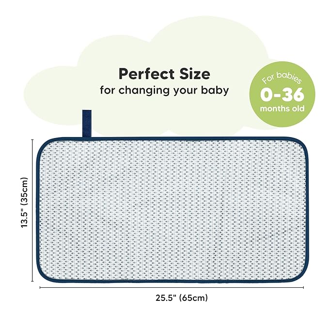 KeaBabies Portable Diaper Changing Pad and KeaBabies Baby Wrap Carrier - Waterproof Foldable Baby Changing Mat - All in 1 Original Breathable Baby Sling, Lightweight,Hands Free Baby Carrier Sling
