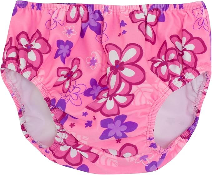 Tuga Girls Reusable Swim Diapers, UPF 50+ Sun Protection Swimsuit