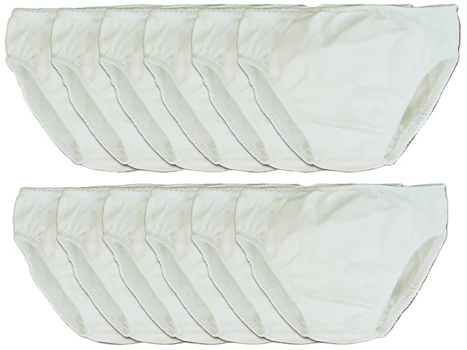 My Pool Pal 12 Count Disposable Swim Diaper, White, 24 Months