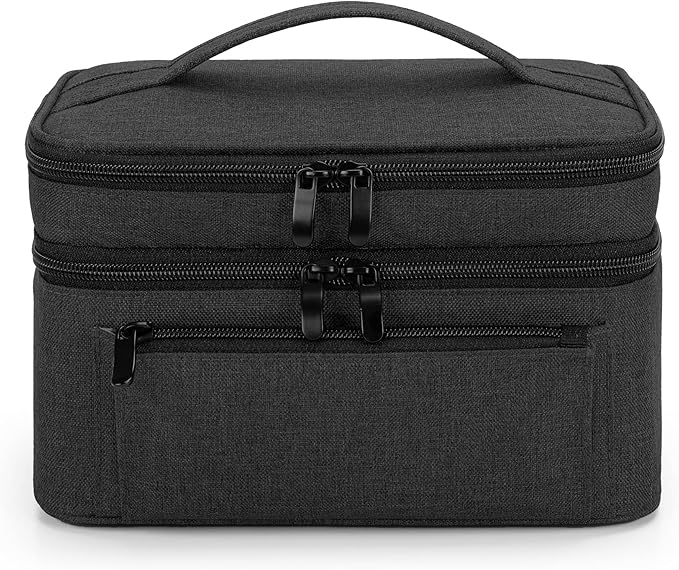 BAFASO Breast Pump Bag (Compatible with Medela Pump in Style) with a Waterproof Pump Parts Pad, Carrying Case for Medela Pump in Style and Extra Parts (Patent Pending), Black