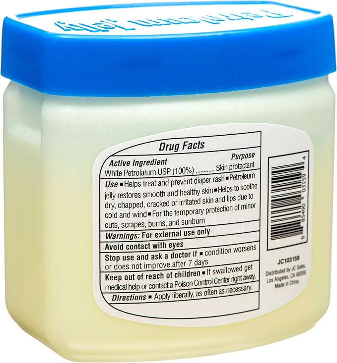 Petroleum Jelly, 6 oz, Pack of 4 (100% Pure Original)