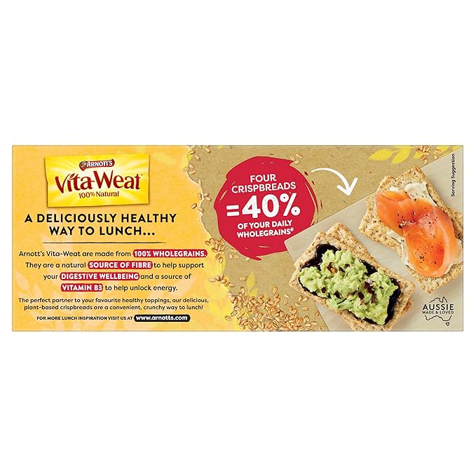 Australian - Arnott's Vita-weat Original 100% Natural 250g.