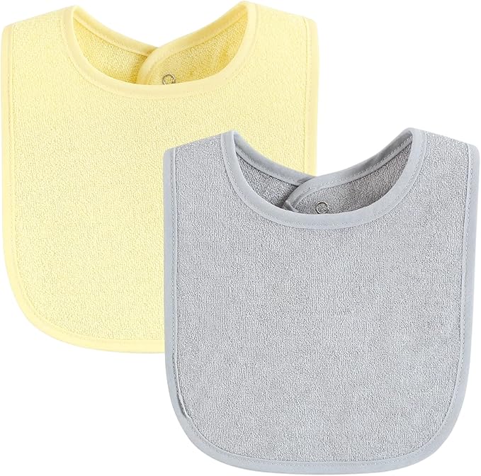 Hudson Baby Unisex Baby Drooler Bib With Waterproof Lining